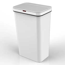 Prullenbak Tower Rectangular Sensor Wit 50L