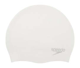 Badmuts Speedo Unisex Moulded Silicone Cap White