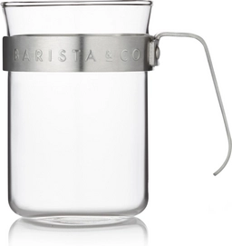 Koffiebeker Barista & Co Zilver (2-Delig)