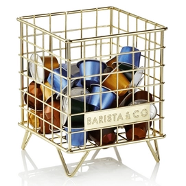 Koffiecuphouder Barista & Co POD Cage Goud