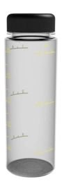 Waterfles Barista & Co Timer Fles Zwart