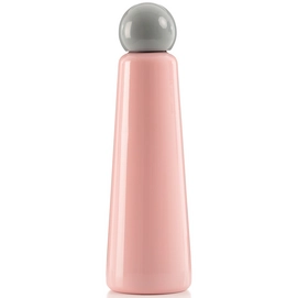 Waterfles Lund London Skittle Dubbelwandig Pink & Light Grey 0,75 L
