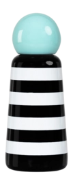 Waterfles Lund London Skittle Dubbelwandig Stripes & Mint 0,3 L