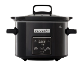Slowcooker Crockpot Black 2,4L Digitaal