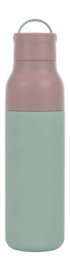 Drinkfles Lund London Skittle Active Dubbelwandig Mint & Pink 0,5 L