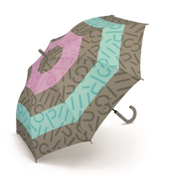 Paraplu Esprit Long AC E_Stripe Rose Aqua