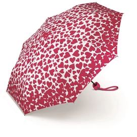 Parapluie Esprit Super Mini Hearts Rouge/ Blanc