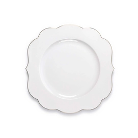 Dinerbord Pip Studio Royal White 28 cm (Set van 6)