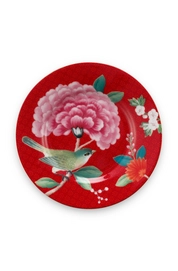 Petit Four Plate Pip Studio Blushing Birds Red 12 cm (Set of 6)