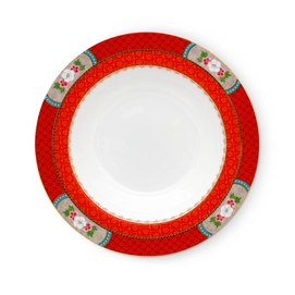 Assiette Creuse Pip Studio Blushing Birds Red 21,5 cm (Lot de 6)