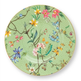 Petite Four Teller Pip Studio Jolie Flowers Green 12 cm (Set von 6)