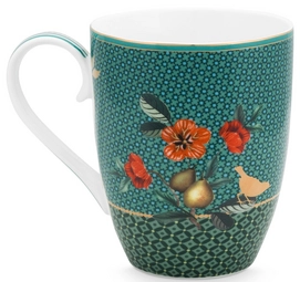 Tasse Pip Studio Winter Wonderland Squirrel Green Large 350 ml (6er Set)
