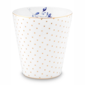 Mok Pip Studio Royal Dots White 230 ml (Set van 6)
