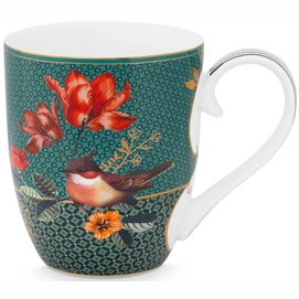 Mok Pip Studio Winter Wonderland Bird Green XL 450 ml (Set van 6)