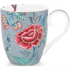 Tasse Pip Studio Flower Festival Light Blue 450 ml (lot de 6)