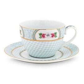 Cappuccinotasse PiP Studio Blushing Birds White (280 ml)