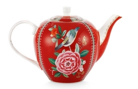 Theepot PiP Studio Blushing Birds Red (1600 ml)