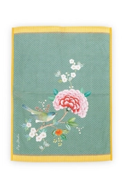 Theedoek PiP Studio Blushing Birds Dark Blue