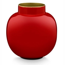 Mini Vase Pip Studio Round Red 10 cm