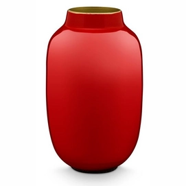 Mini Vase Pip Studio Oval Red 14 cm