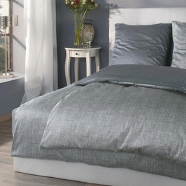 Bettwäsche s.Oliver Selection Grau Mako-Satin