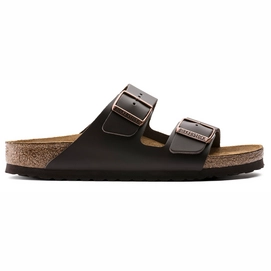 Sandals Birkenstock Arizona BF Narrow Dark Brown Leather-Shoe size 43