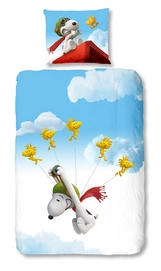 Dekbedovertrek Snoopy Fly Multi Katoen