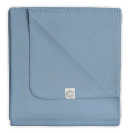 Babydecke Jollein Faded Blue Baumwolle