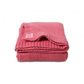 Couverture de bébé Jollein Chunky Knit Raspberry Coton