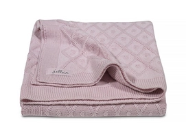 Babydeken Jollein Diamond Knit Vintage Pink