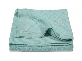 Babydeken Jollein Diamond Knit Vintage Green