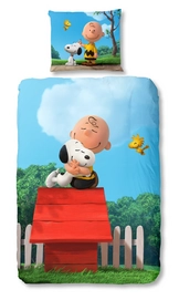 Dekbedovertrek Snoopy Roof Multi Katoen