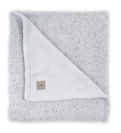 Babydecke Jollein Confetti Knit Grey / Teddy