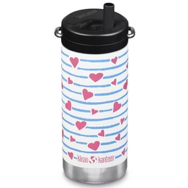 Thermosfles Klean Kanteen TKWide Heart Stripe 355 ml
