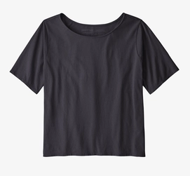 T Shirt Patagonia Women Cotton in Conversion SS Tee Black