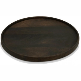 Serving Plate VT Wonen Wood Medium Black 40 x 40 cm