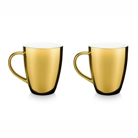 Mug VT Wonen XL Gold 400 ml (Set of 2)