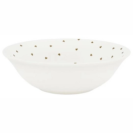 Bol vtwonen Golden Hearts Ivory White 15 cm (2 pièces)