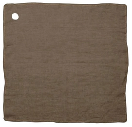Theedoek vtwonen Linnen Warm Brown 60 x 60cm