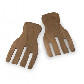 Cuillère à Salade vtwonen Wood Black 18 cm (2 pièces)