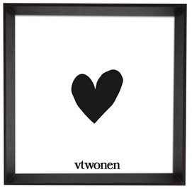 Fotolijst vtwonen Wood Dark Brown 30 x 30 cm