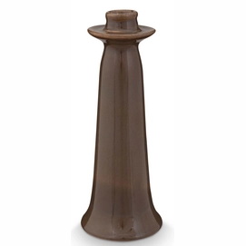 Kandelaar vtwonen Ceramic Organic Shape Warm Brown 23,5 x 5 cm