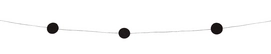 Kerstslinger vtwonen Garland Round Balls Paper Black 300 cm