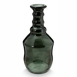 Vaas vtwonen Glass Black Bottle Shape 11 x 23 cm