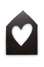 Wanddecoratie vtwonen House Wood Black 60cm