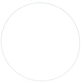 Metal Ring vtwonen  Ice Blue 80 cm