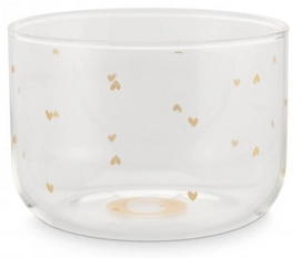 Waterglas vtwonen Golder Hearts 290ml (6-Delig)