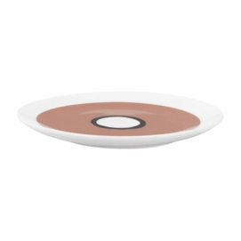 Ontbijtbord VT Wonen Circles Soft Clay Pink 12 cm (Set van 6)