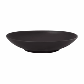 Serveerschaal vtwonen Oval Matt Black 25,5 cm