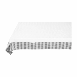 Tafelkleed VT Wonen 100% Cotton White-Black Square-150 x 250 cm